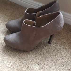 Beige/Taupe Merona heeled booties